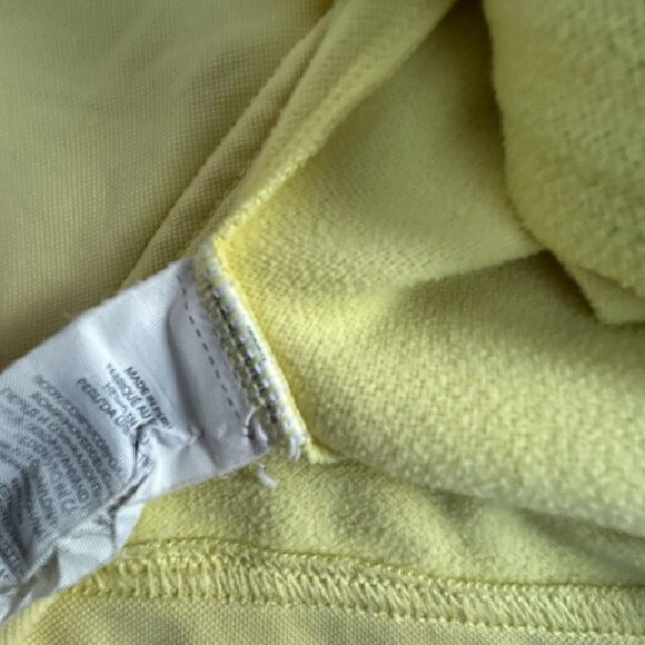 Ralph Lauren RLX Mens Tour Sweatshirt Small Pullover Yellow Navy Pockets - Picture 4 of 8